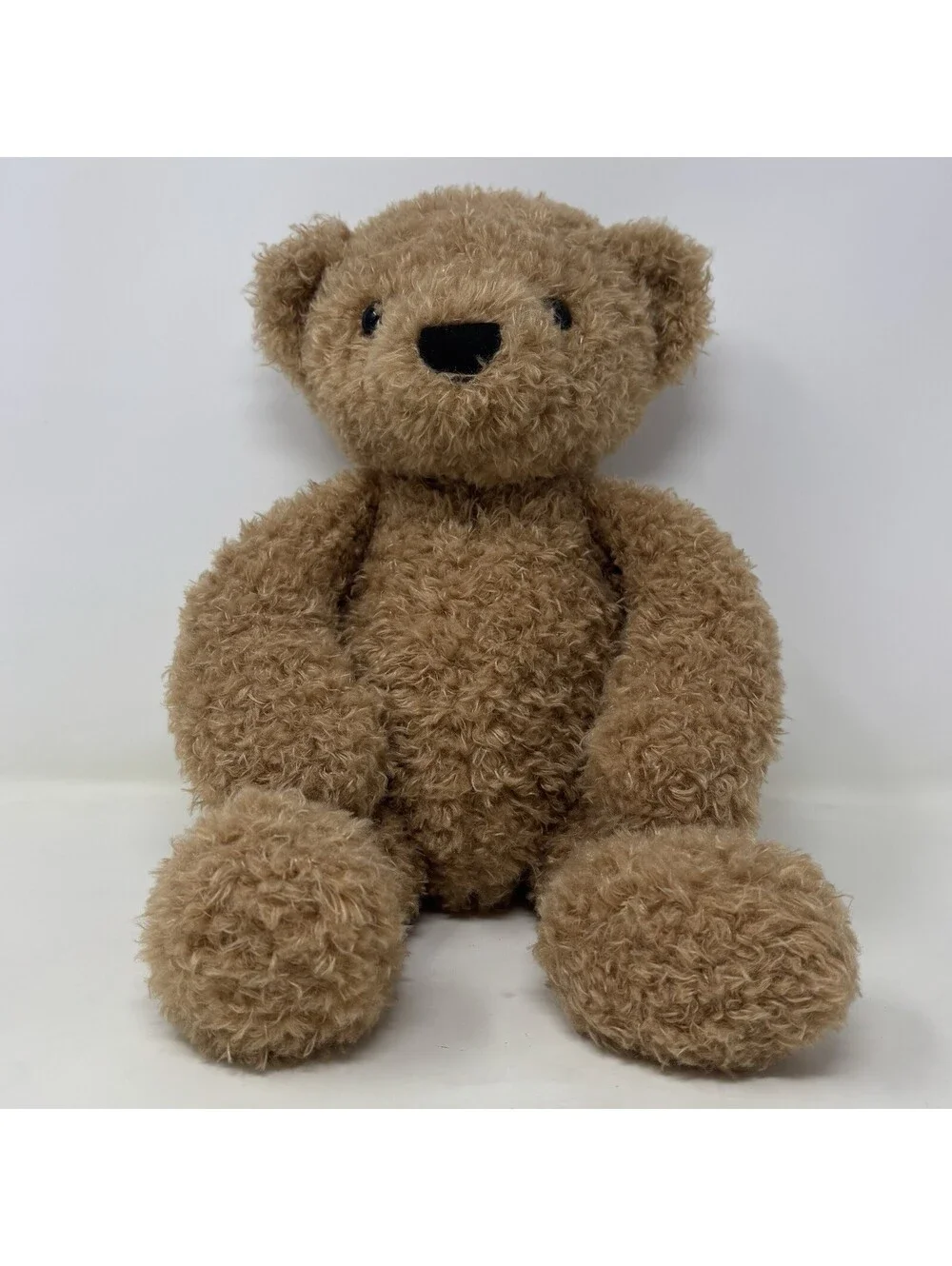 Jellycat Theodore Bear Medium Plush THE2B Curly Brown Teddy Stuffed Animal NWT